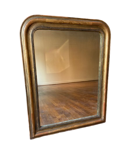 19th Century Antique Louis Philippe Mirror - 30.5"W X 38"H