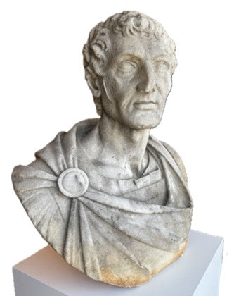 Antique Carved Bust
