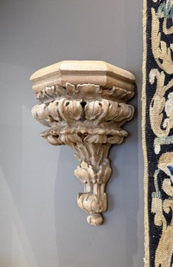 Pair of Antique Carved Wood Architectural Fragments