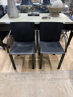 Pair of Carlo Bartoli for Matteo Grassi Dining Armchairs