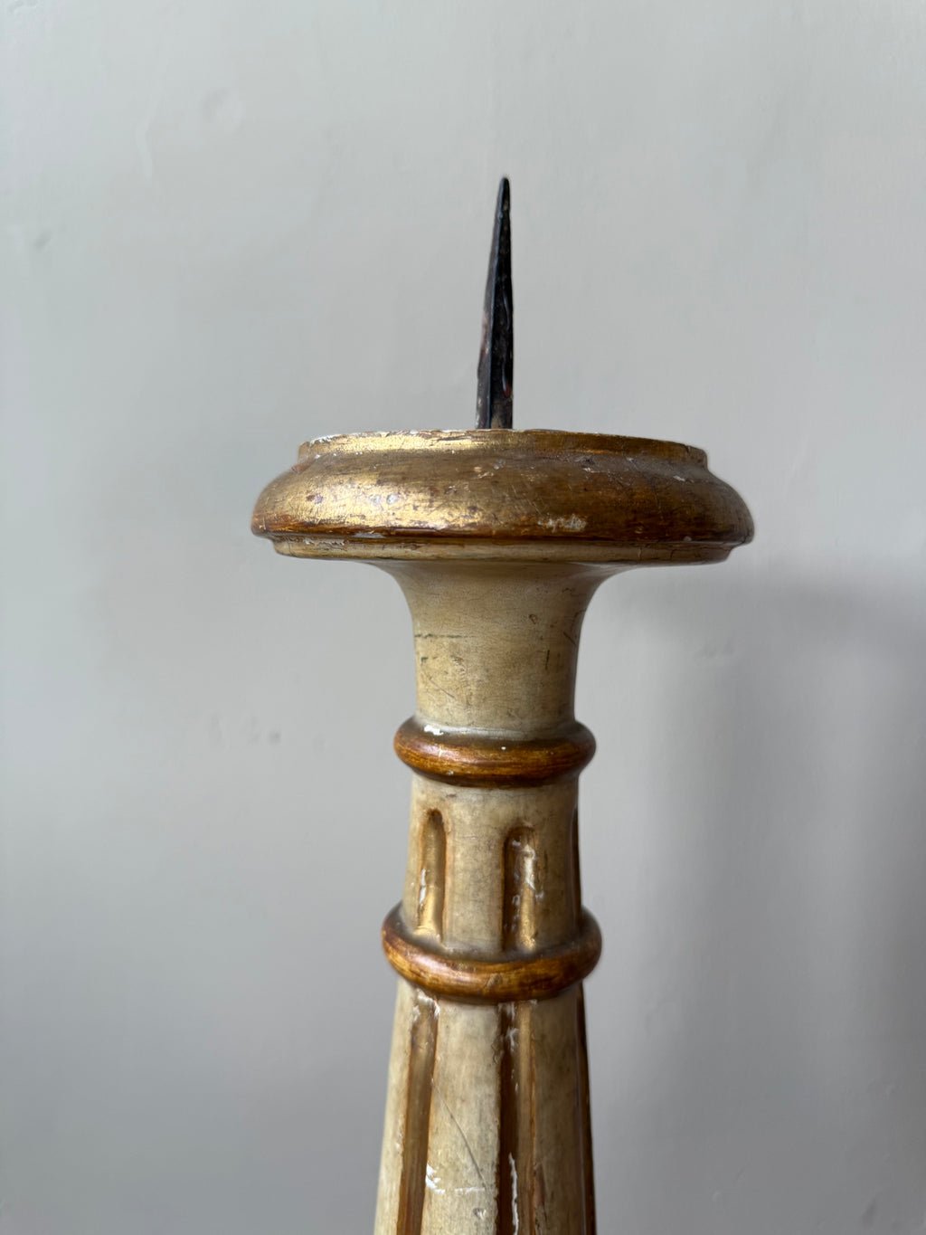 Pair of Antique Baroque Candlesticks