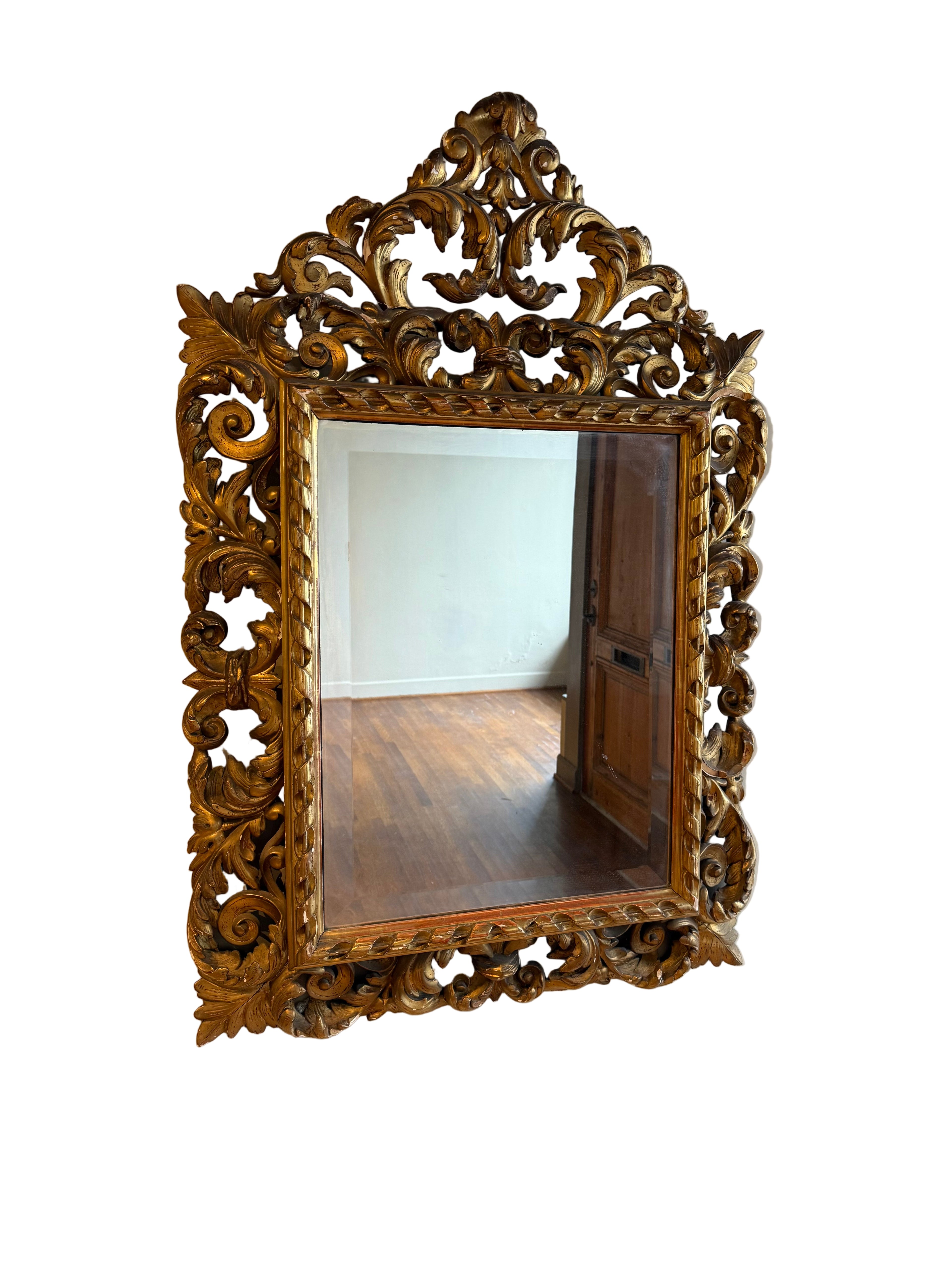18th Century Giltwood Mirror - 32"W X 48"H