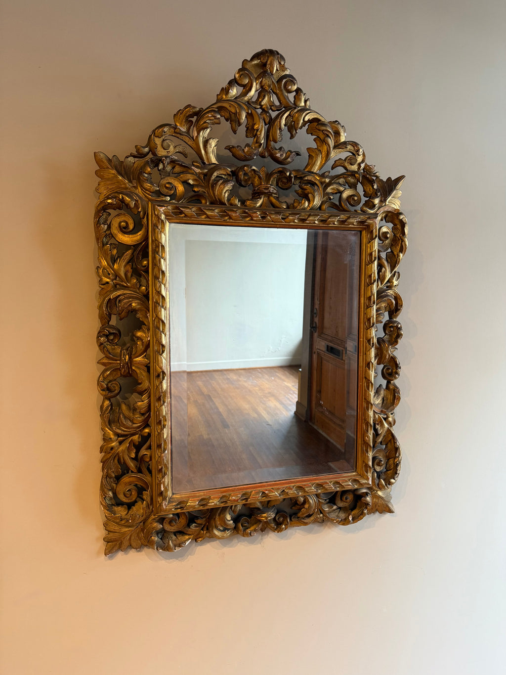 18th Century Giltwood Mirror - 32"W X 48"H