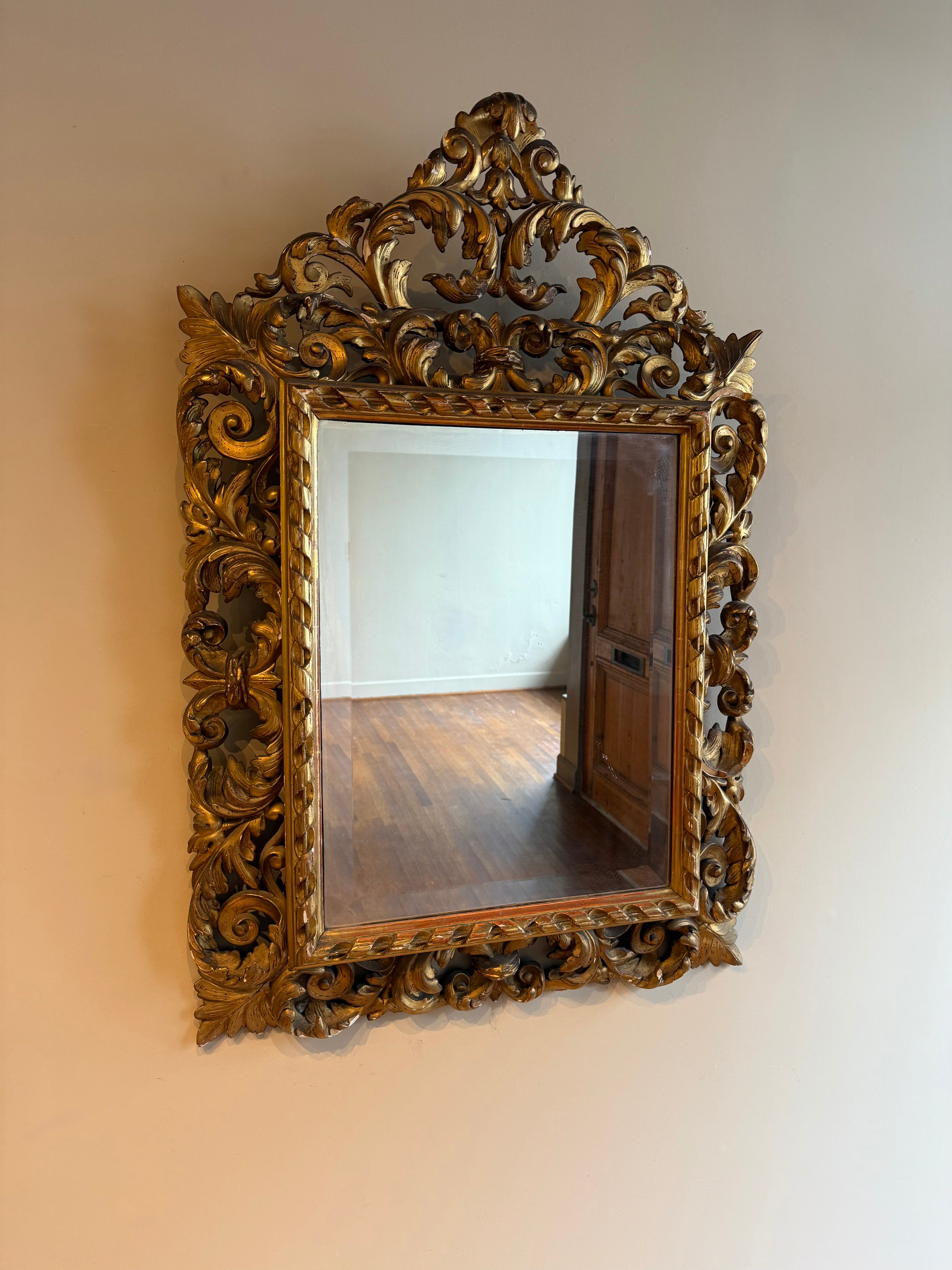 18th Century Giltwood Mirror - 32"W X 48"H