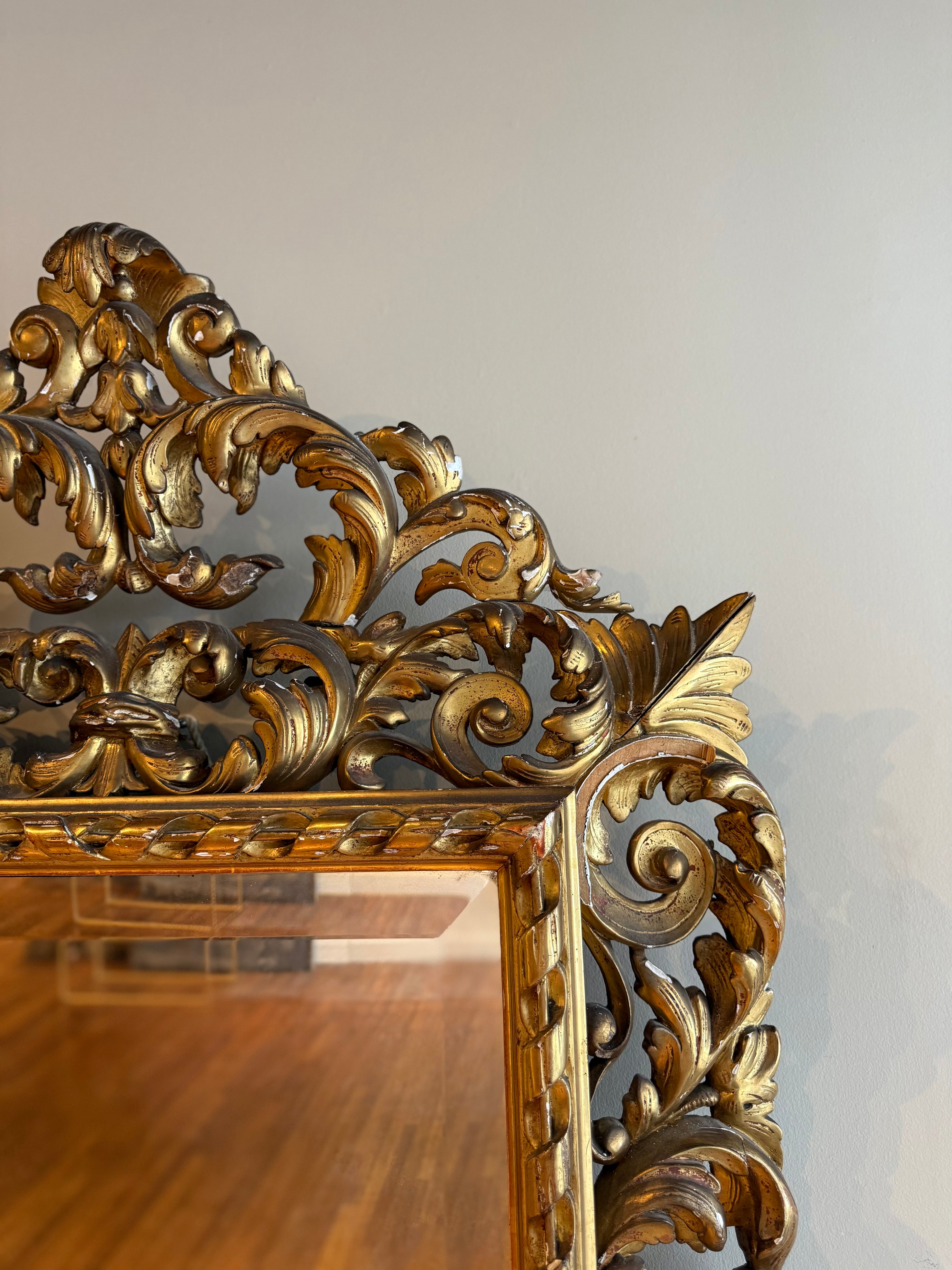 18th Century Giltwood Mirror - 32"W X 48"H