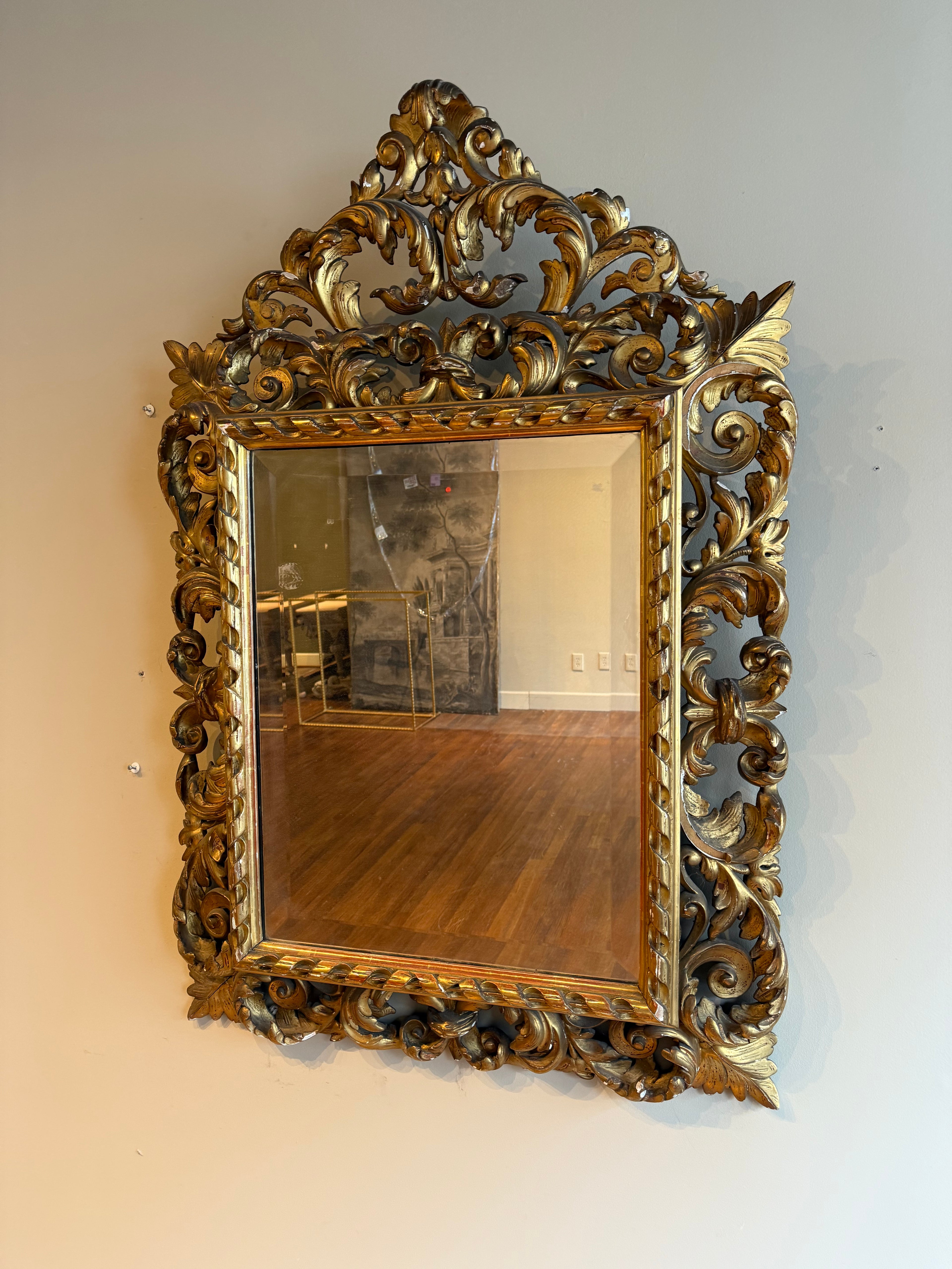 18th Century Giltwood Mirror - 32"W X 48"H