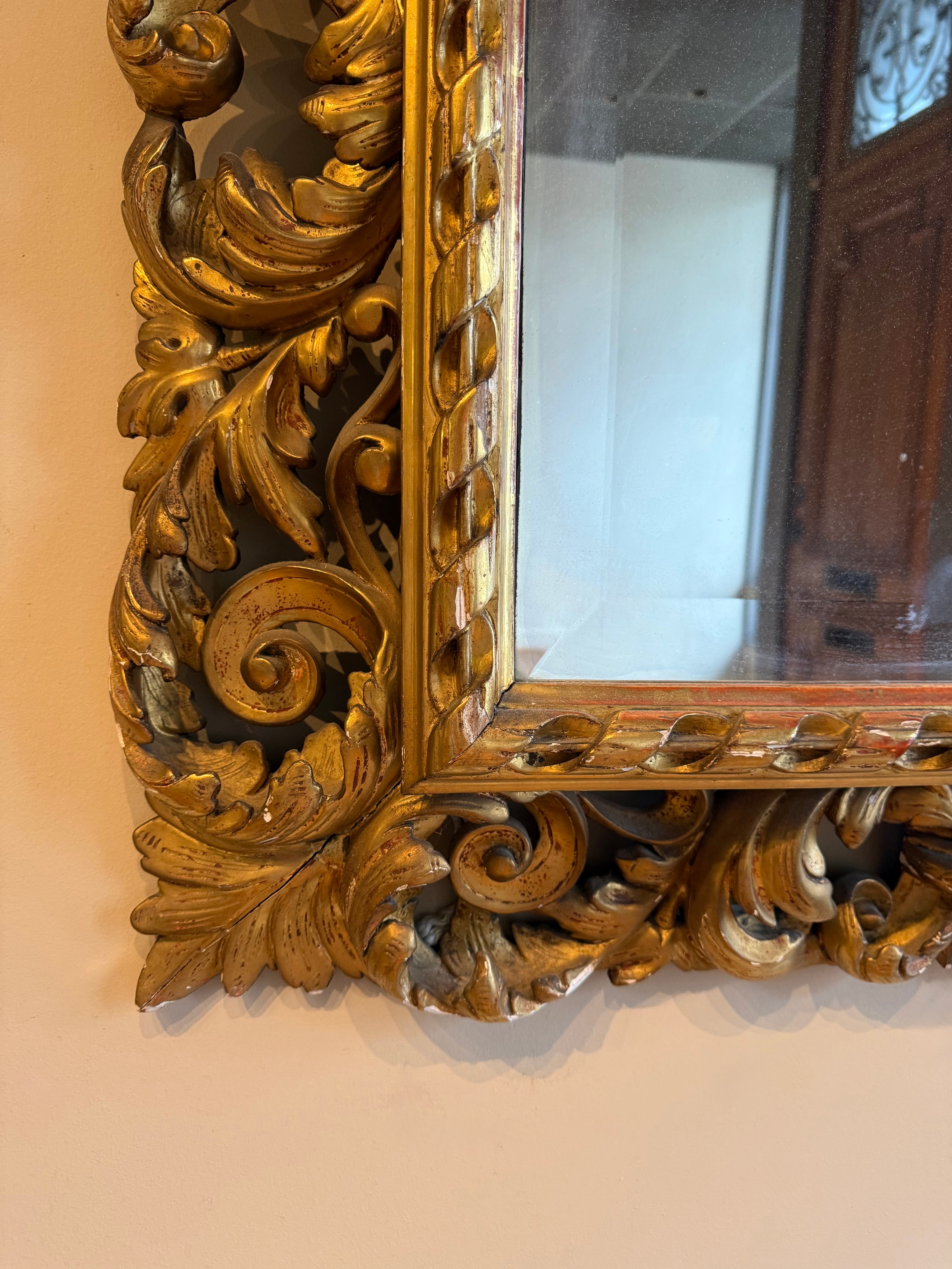 18th Century Giltwood Mirror - 32"W X 48"H