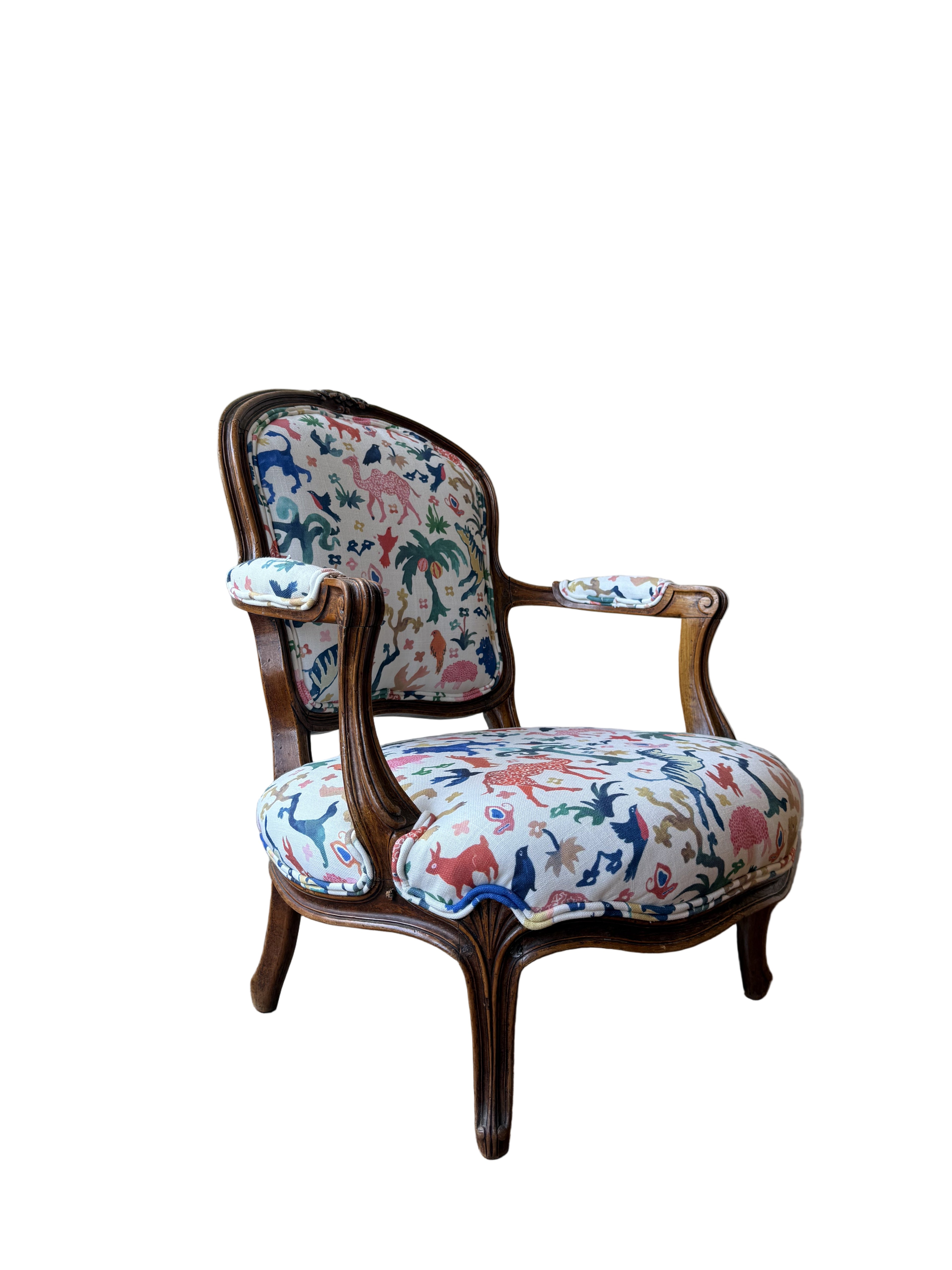 French Louis XV Cabriolet Armchair