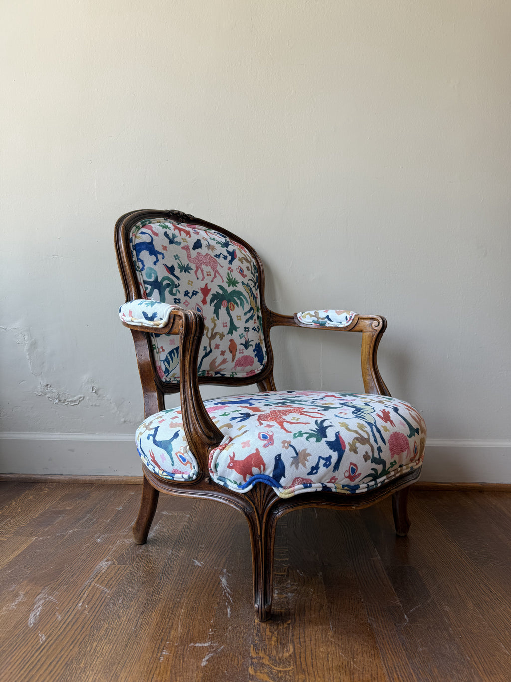 French Louis XV Cabriolet Armchair