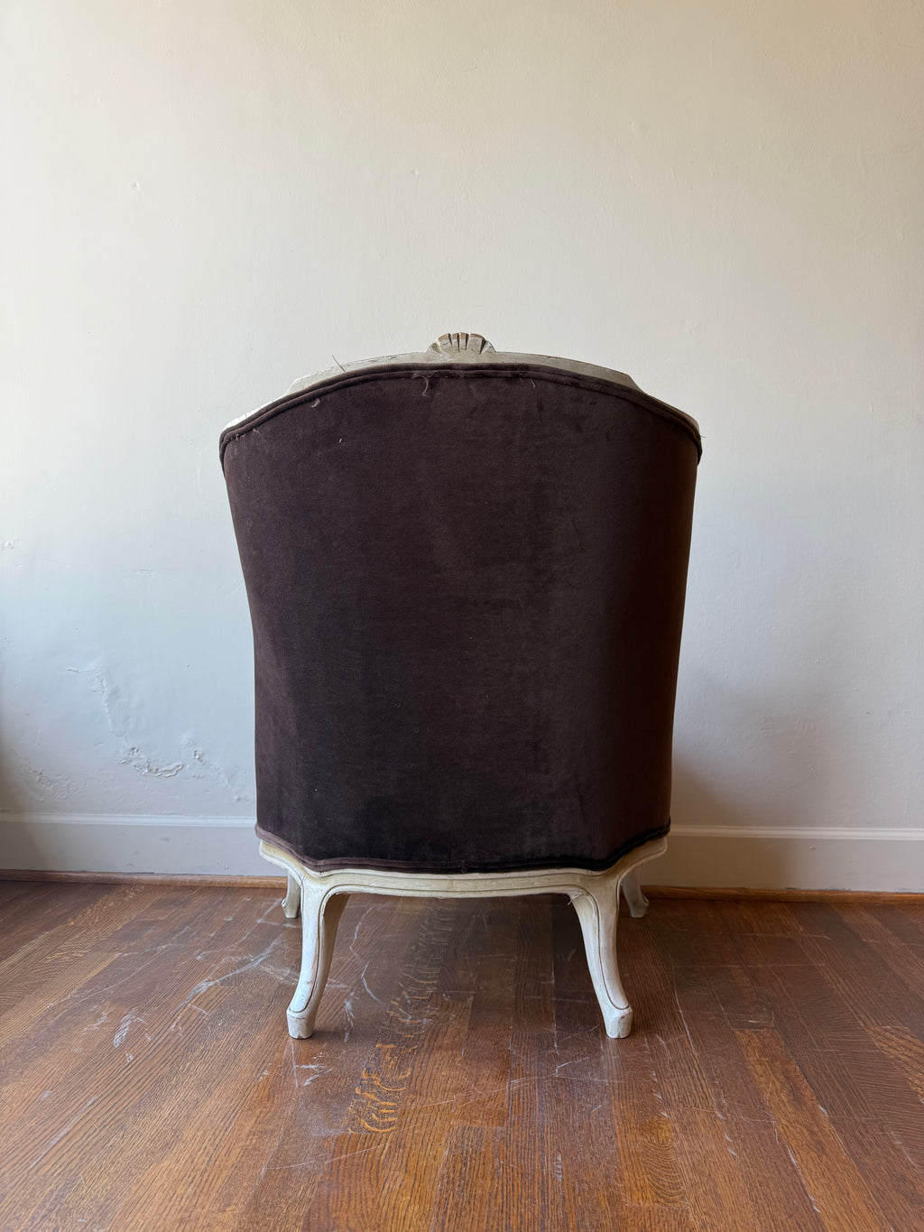 Pair of Floral Antique Louis XV Lounge Chairs