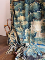 French Antique Tapestry with Border
