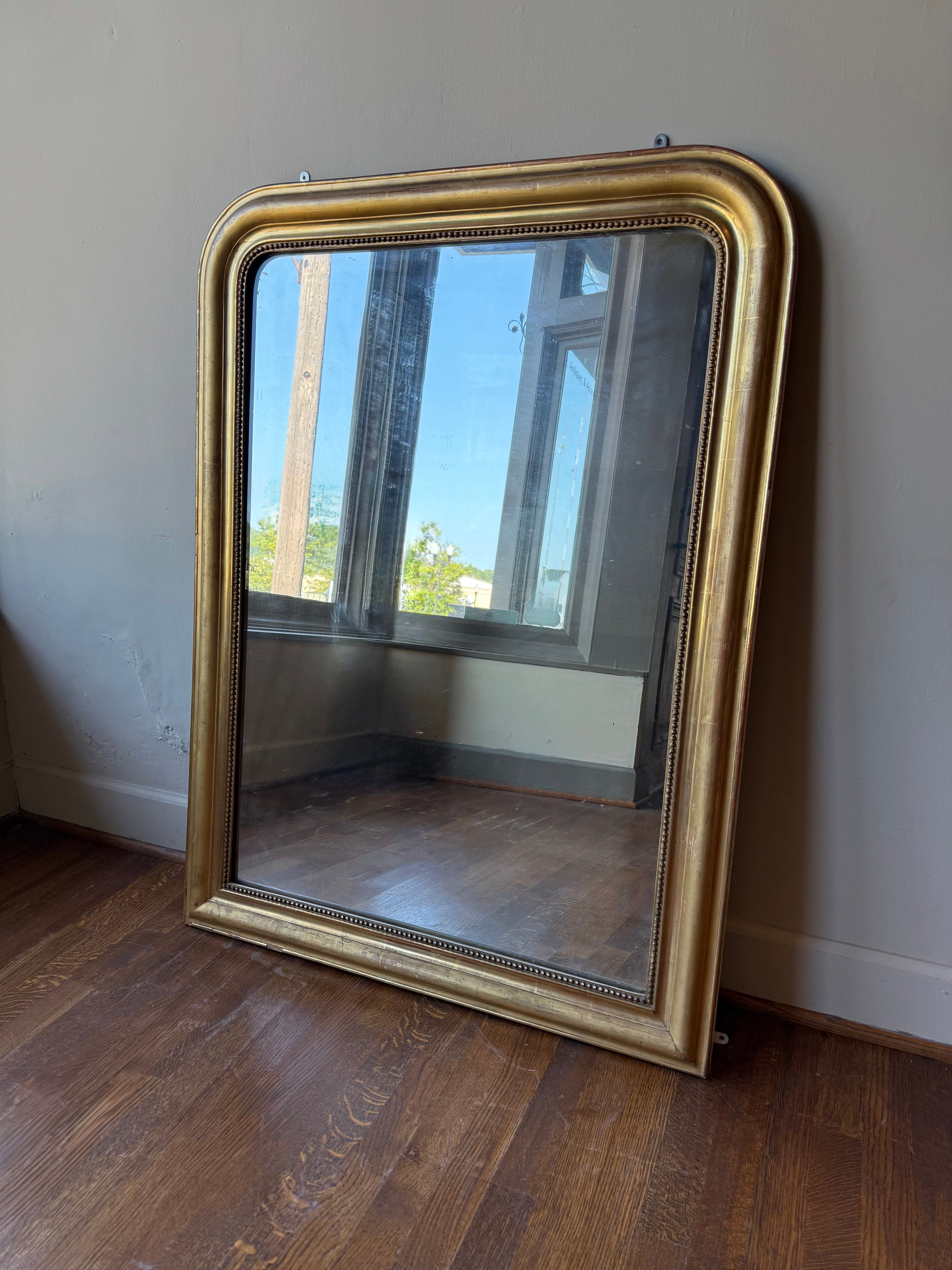 19th Century French Louis Philippe Mirror - 35"W X 47.5"H