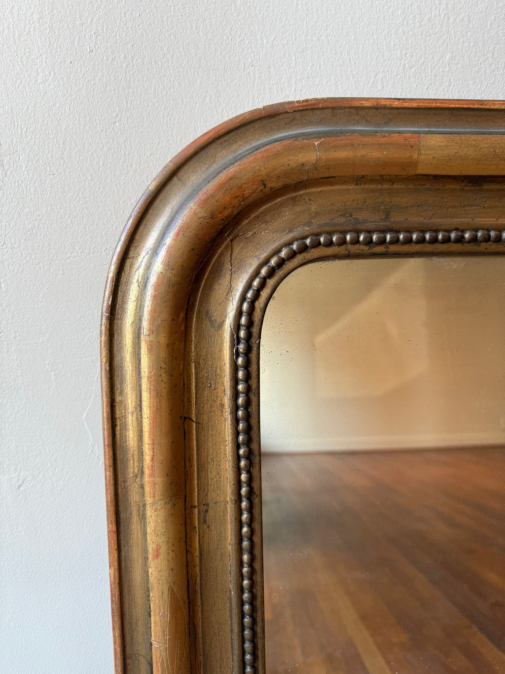 19th Century Antique Louis Philippe Mirror - 30.5"W X 38"H