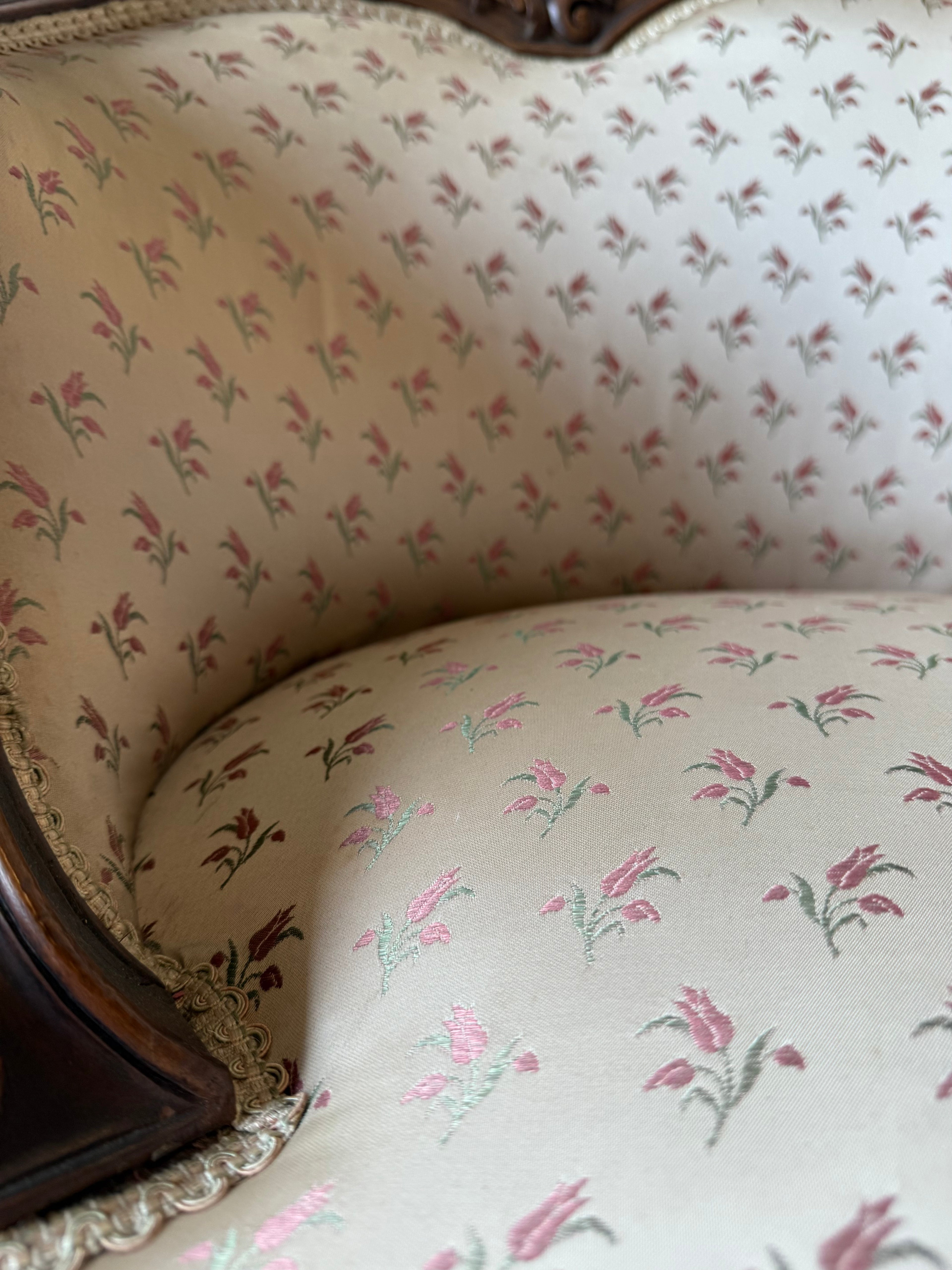 Pair of 1890 French Louis XV Bergere Chairs