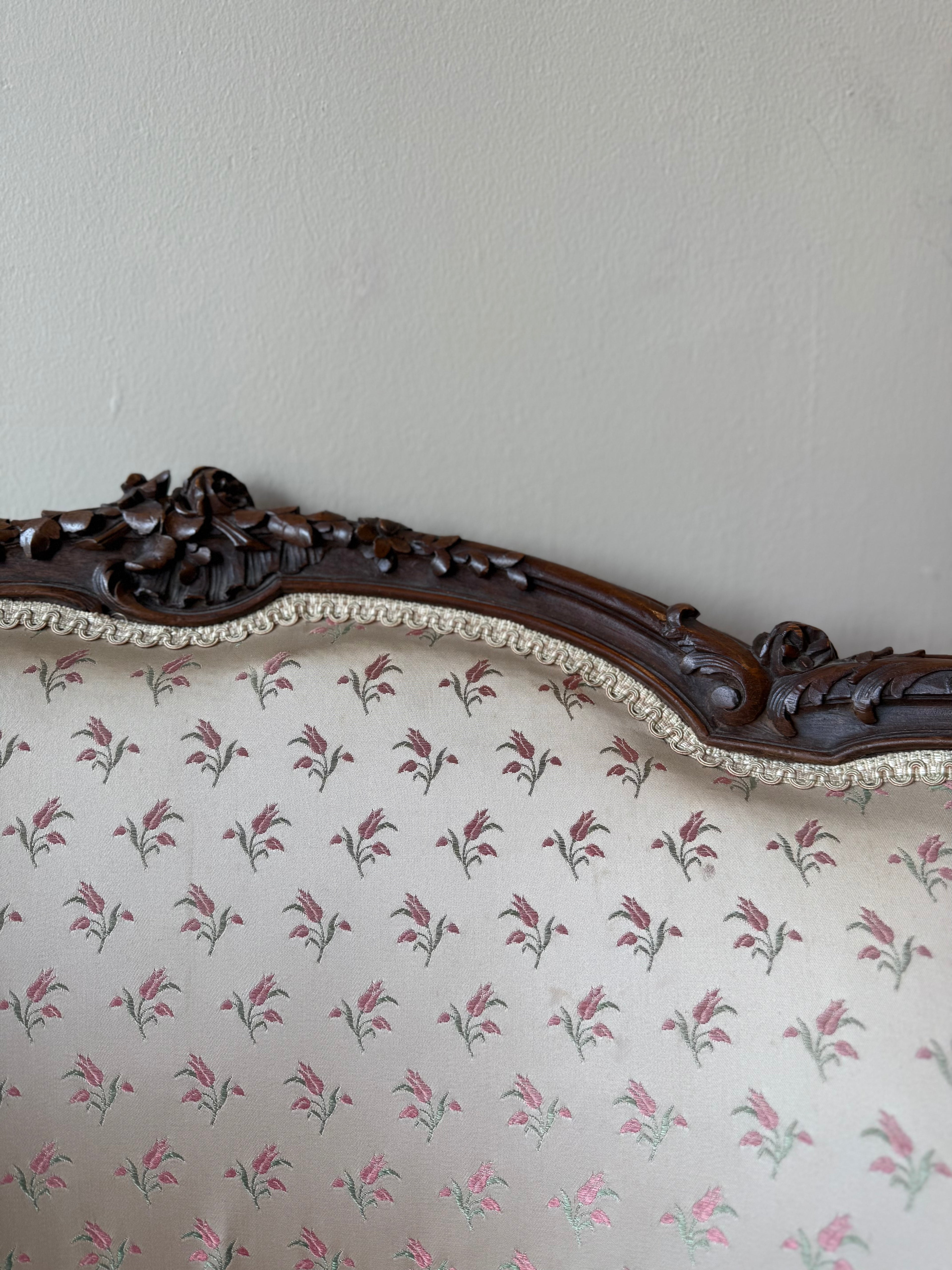 Pair of 1890 French Louis XV Bergere Chairs