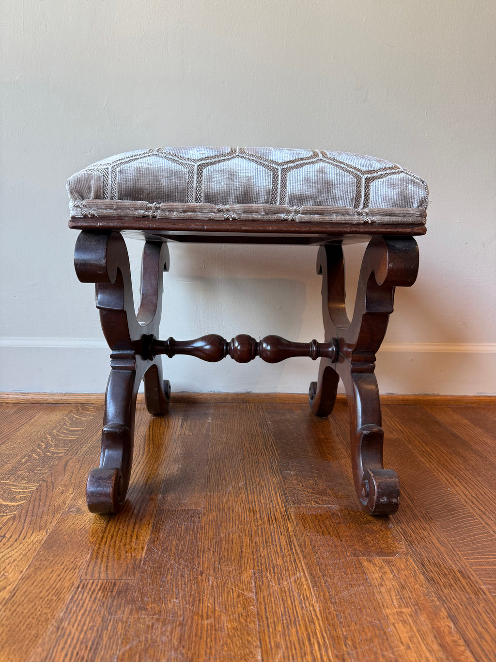 Antique William IV Mahogany Ottoman