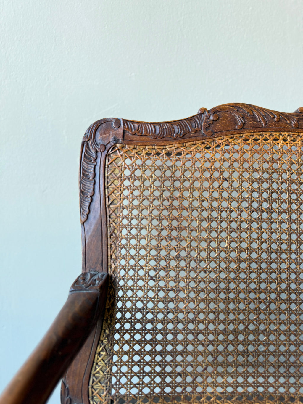 1870 Louis XV Caned Settee