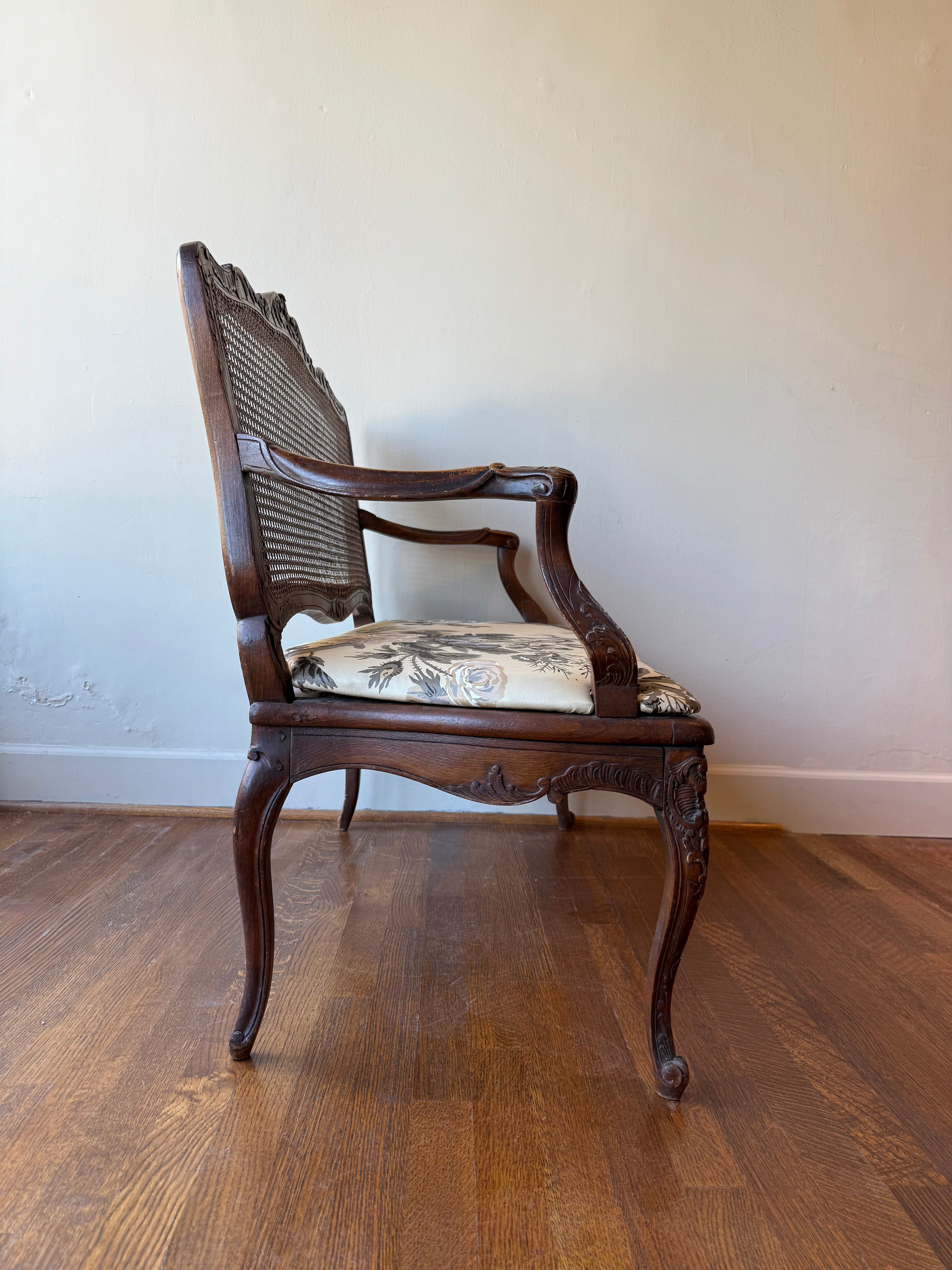 1870 Louis XV Caned Settee