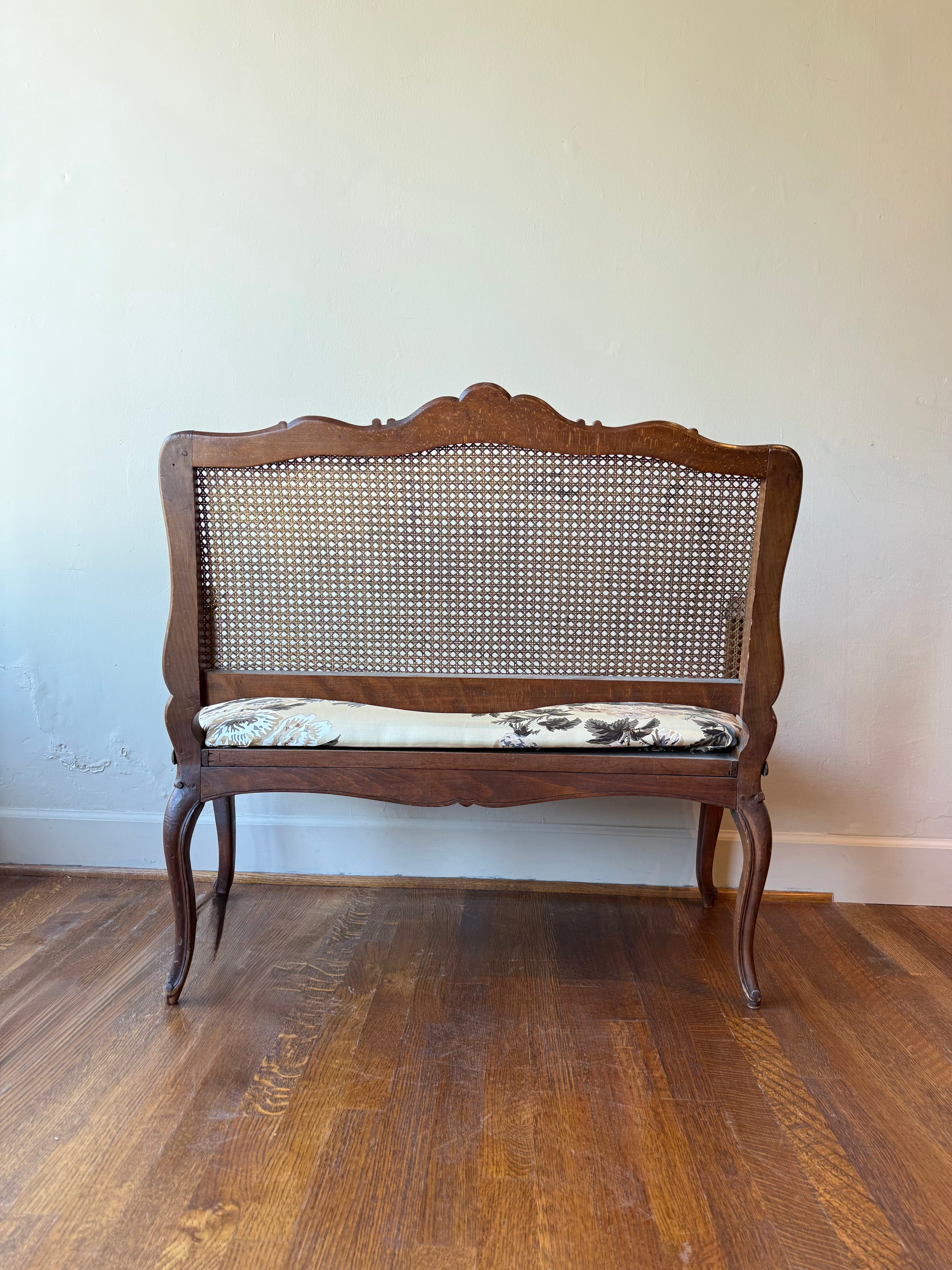 1870 Louis XV Caned Settee