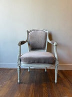 Set of 3 Louis XVI 1890 Antique Armchairs