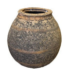 Large Antique Olive Jar / Biot Style Garden Vessel