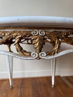 Marble Top Gilded Round Table