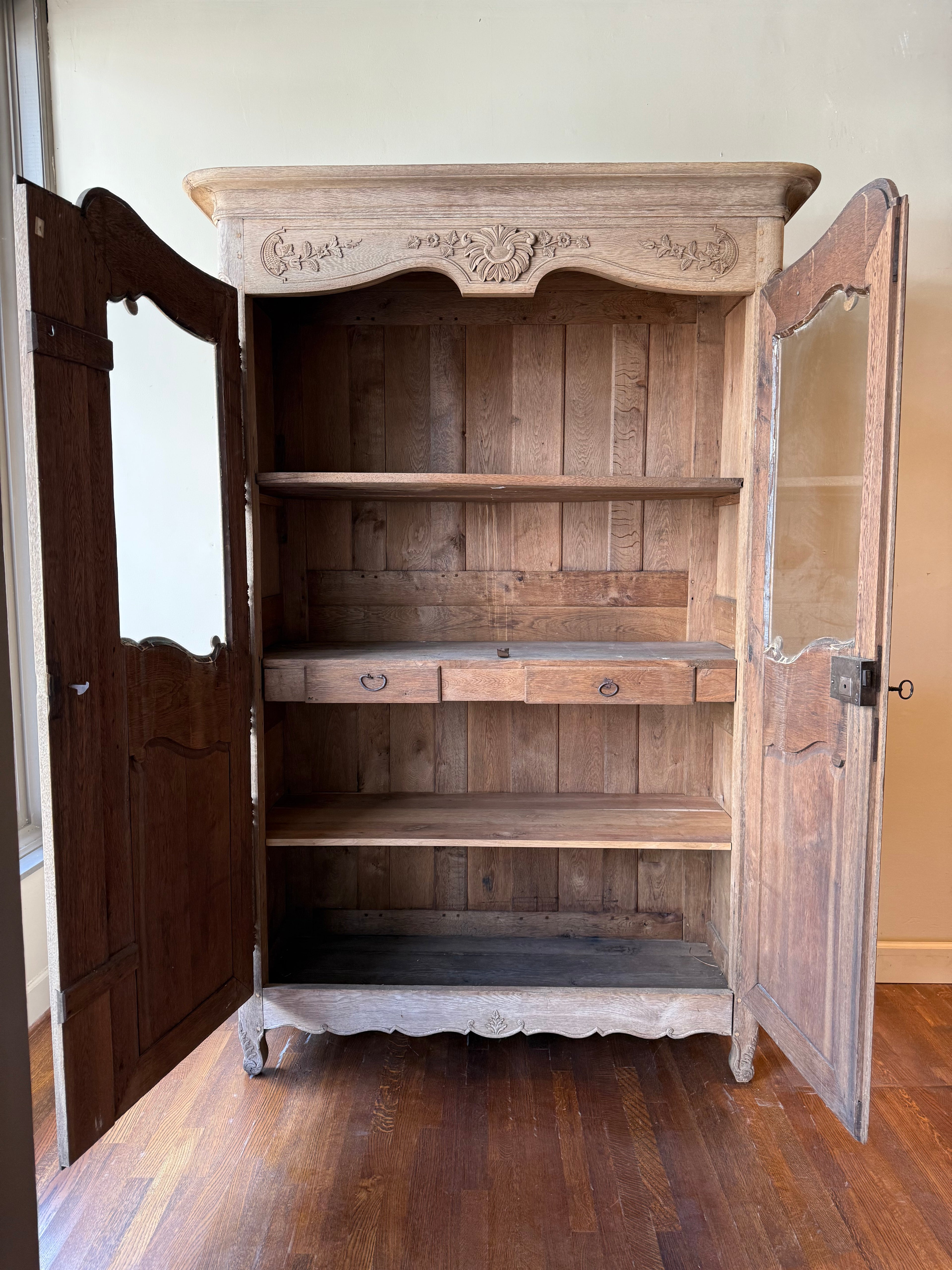 Antique French Oak Armoire