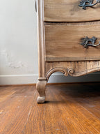 19th-century French Louis XV–style walnut commode
