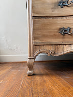 19th-century French Louis XV–style walnut commode