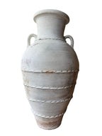 Oversized Antique White Olive Jar