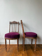 Pair of Louis XVI Armless Chair
