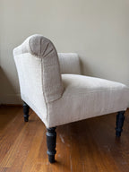 Pair of French Art Deco Tete-a-Tete Chairs