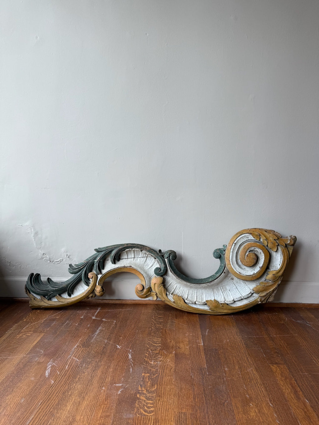 18th Century Scroll Motif Artifact