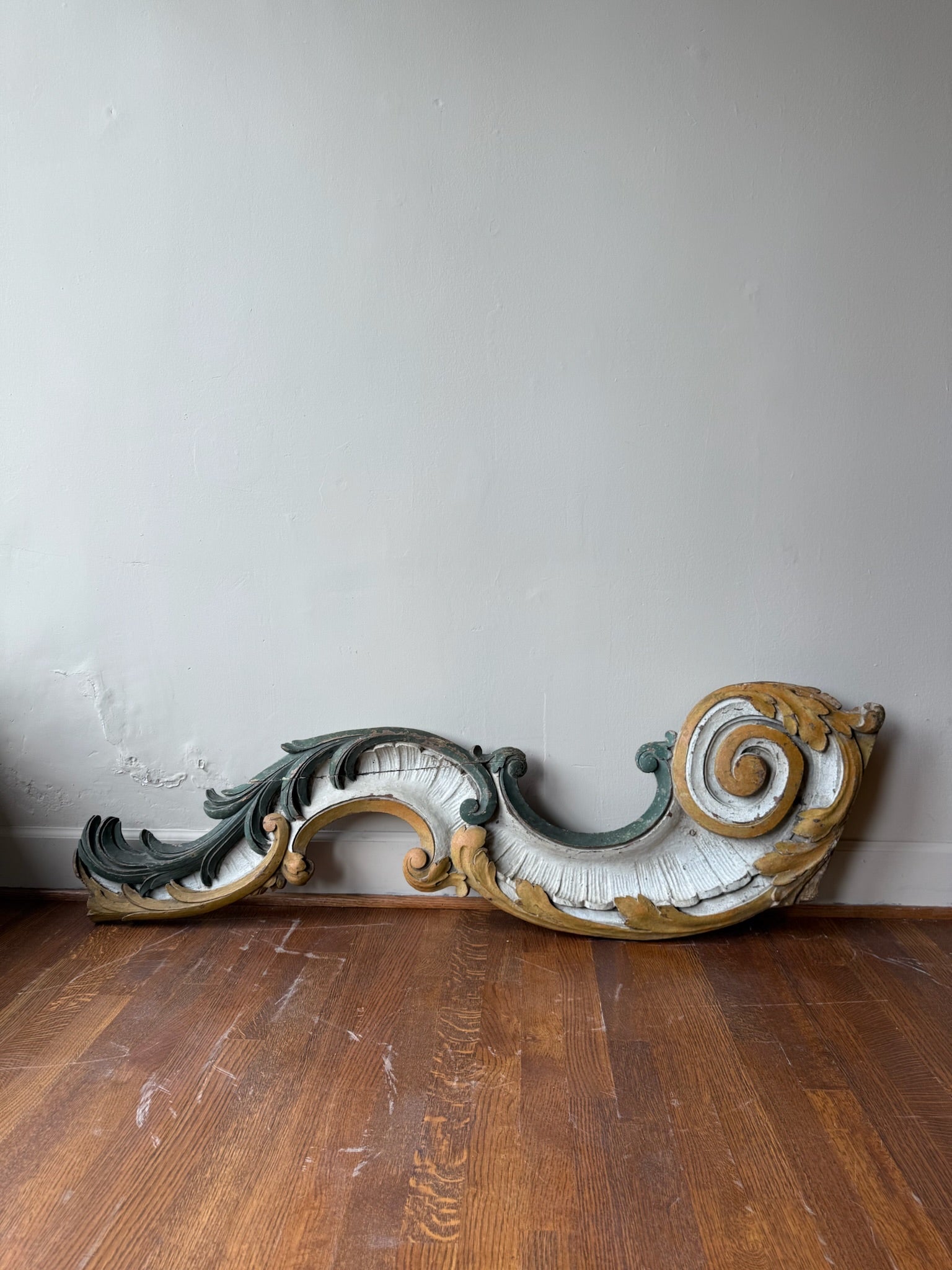 18th Century Scroll Motif Artifact