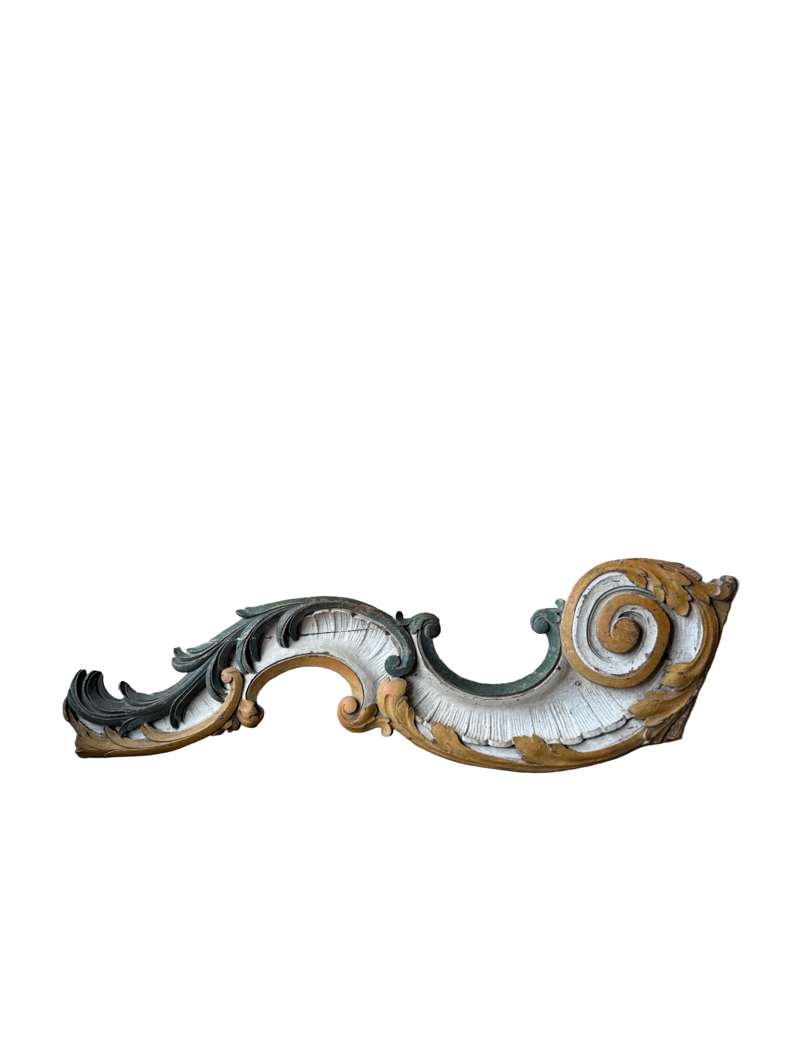 18th Century Scroll Motif Artifact