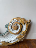 18th Century Scroll Motif Artifact