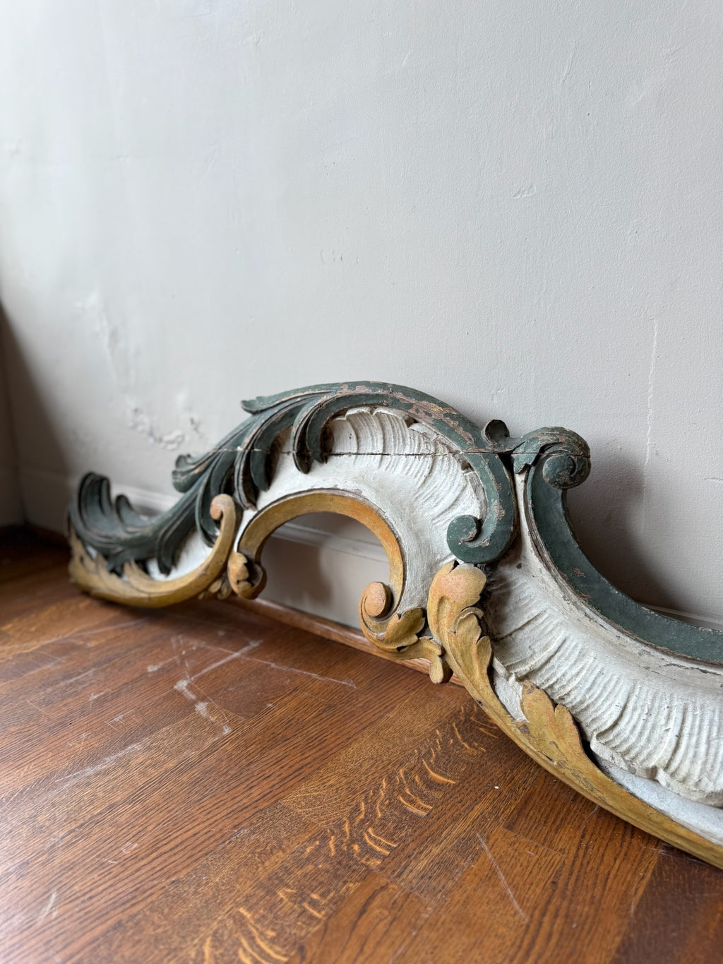 18th Century Scroll Motif Artifact