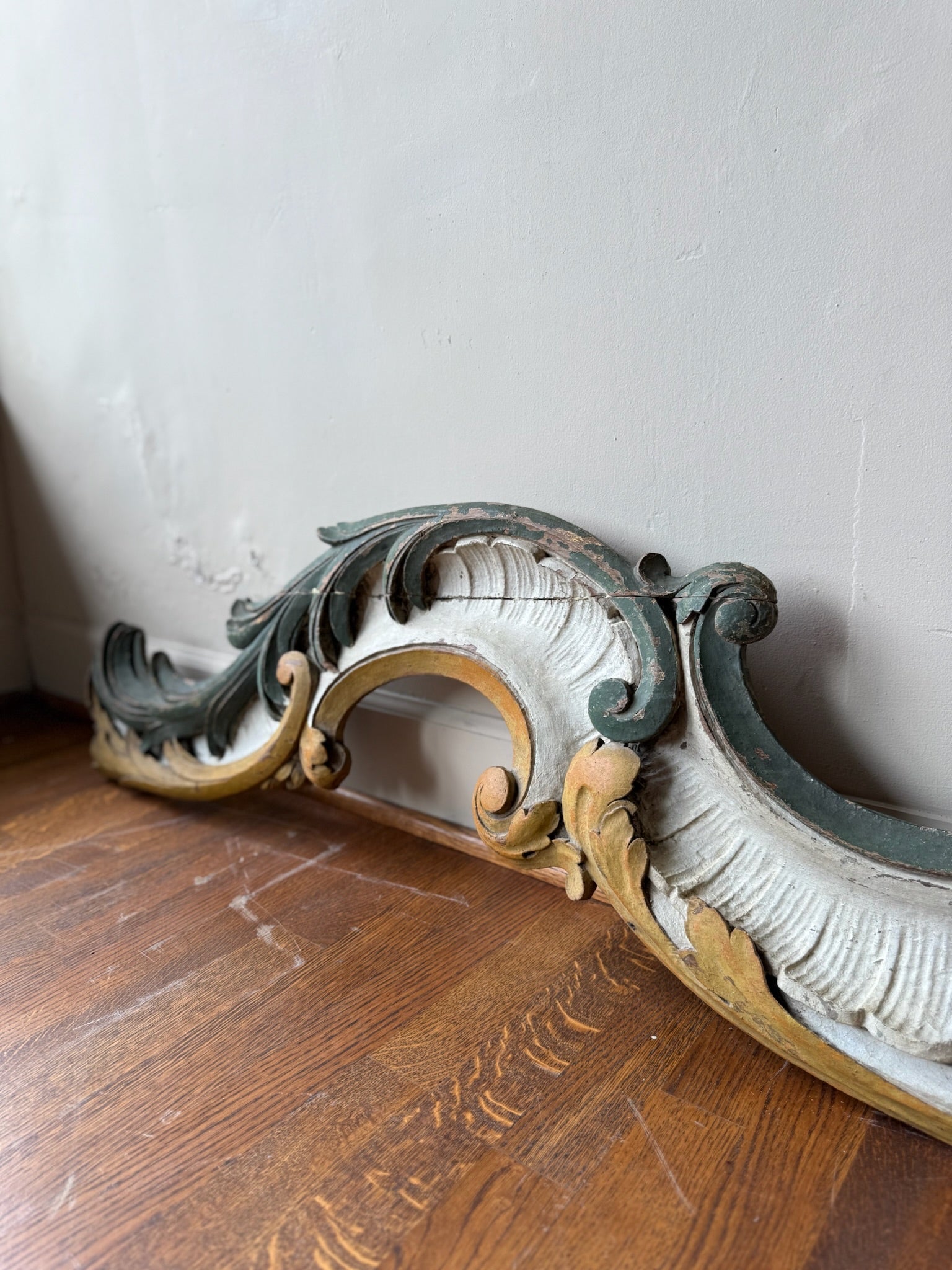 18th Century Scroll Motif Artifact