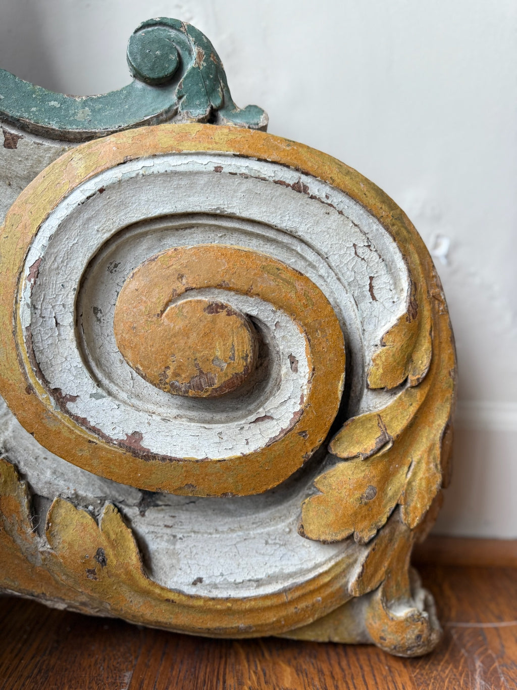 18th Century Scroll Motif Artifact