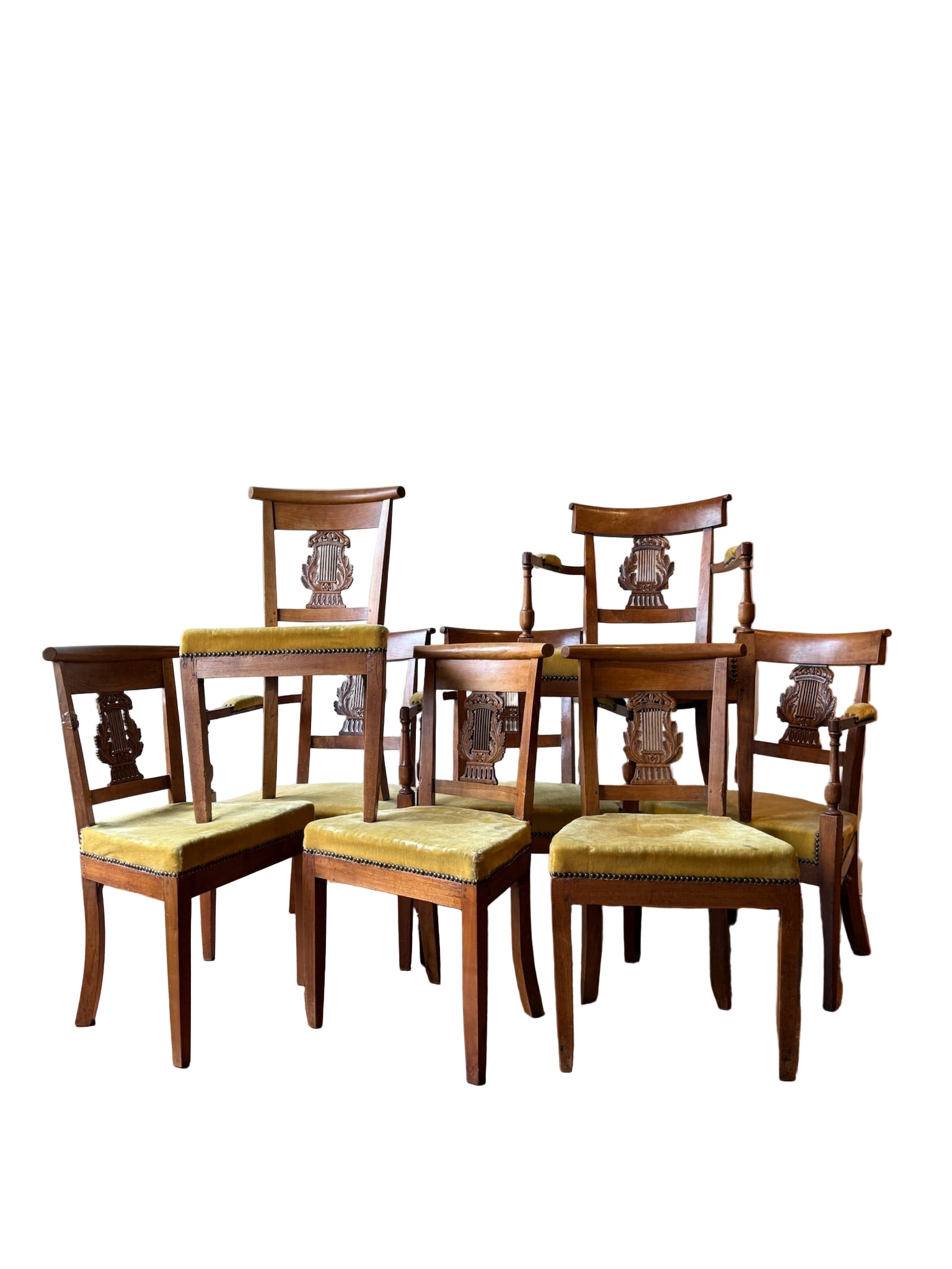 19th Century Neoclassical Dining Chair - Set of 8
