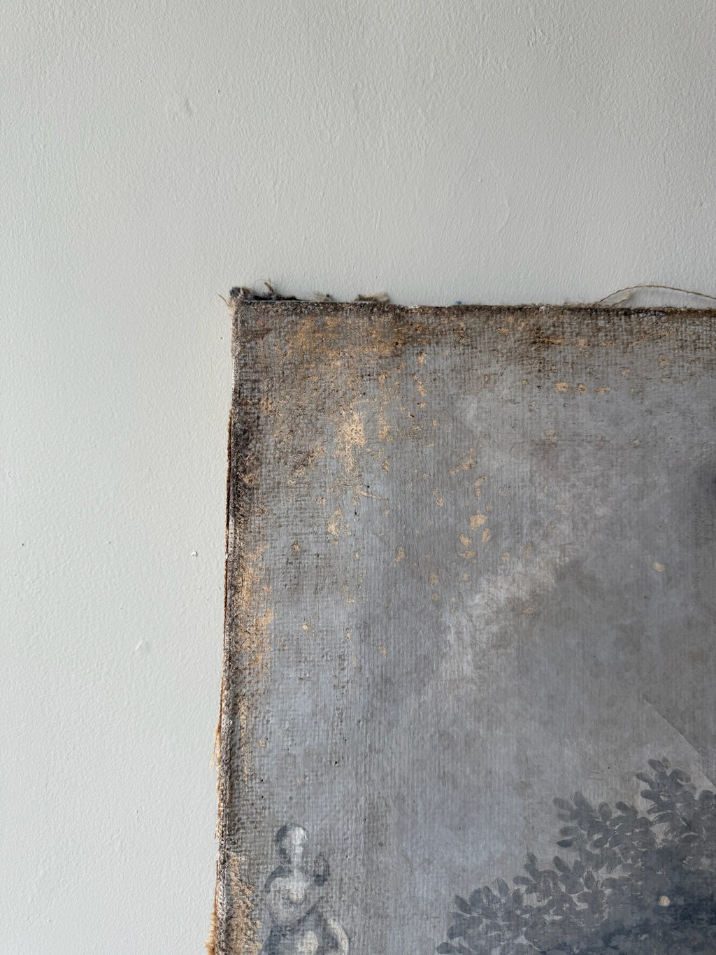 Pair of 18th Century Grisaille Canvas Panels