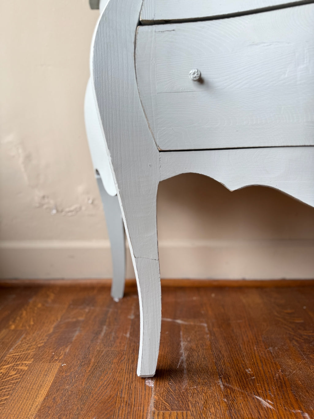 Pair of Louis XV Style Painted Wooden Nightstands