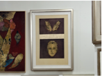Framed Surrealist Portrait Print - Deeanarska - 31"W x 43"H