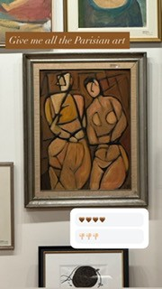 Cubist Figurative Parisian Painting - STM