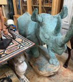 Bronze Rhinoceros Sculpture