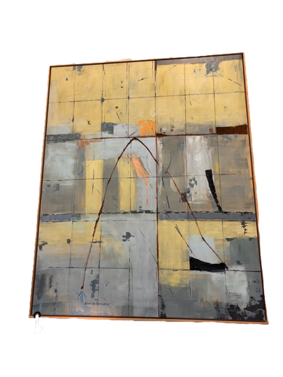 Contemporary Abstract Grid Painting - Richardson